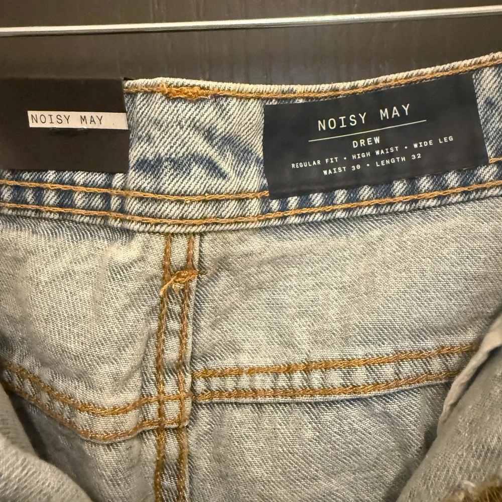 Noisy May Drew High Waist Wide Leg Jeans | 30x32 | NWT